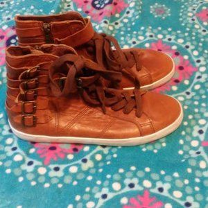Frye and Co. Ladies Brown Leather Sneakers